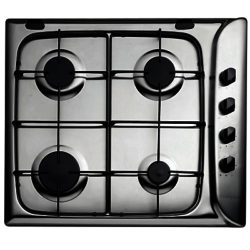 Hotpoint G640SX Gas Hob, Stainless Steel